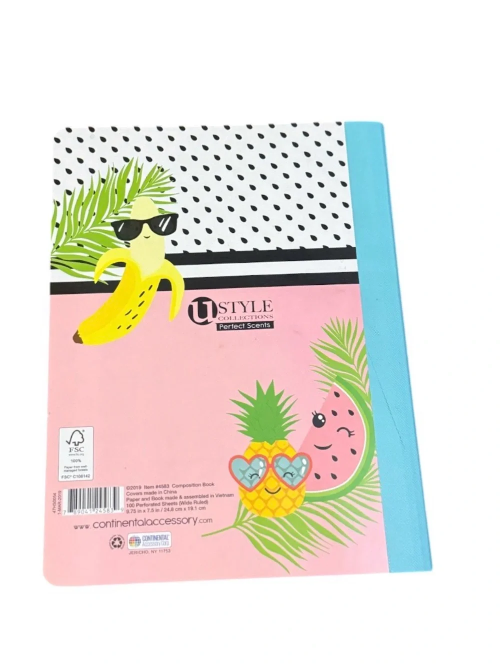 Amazon Kidcore scratch and sniff banana scented notebook